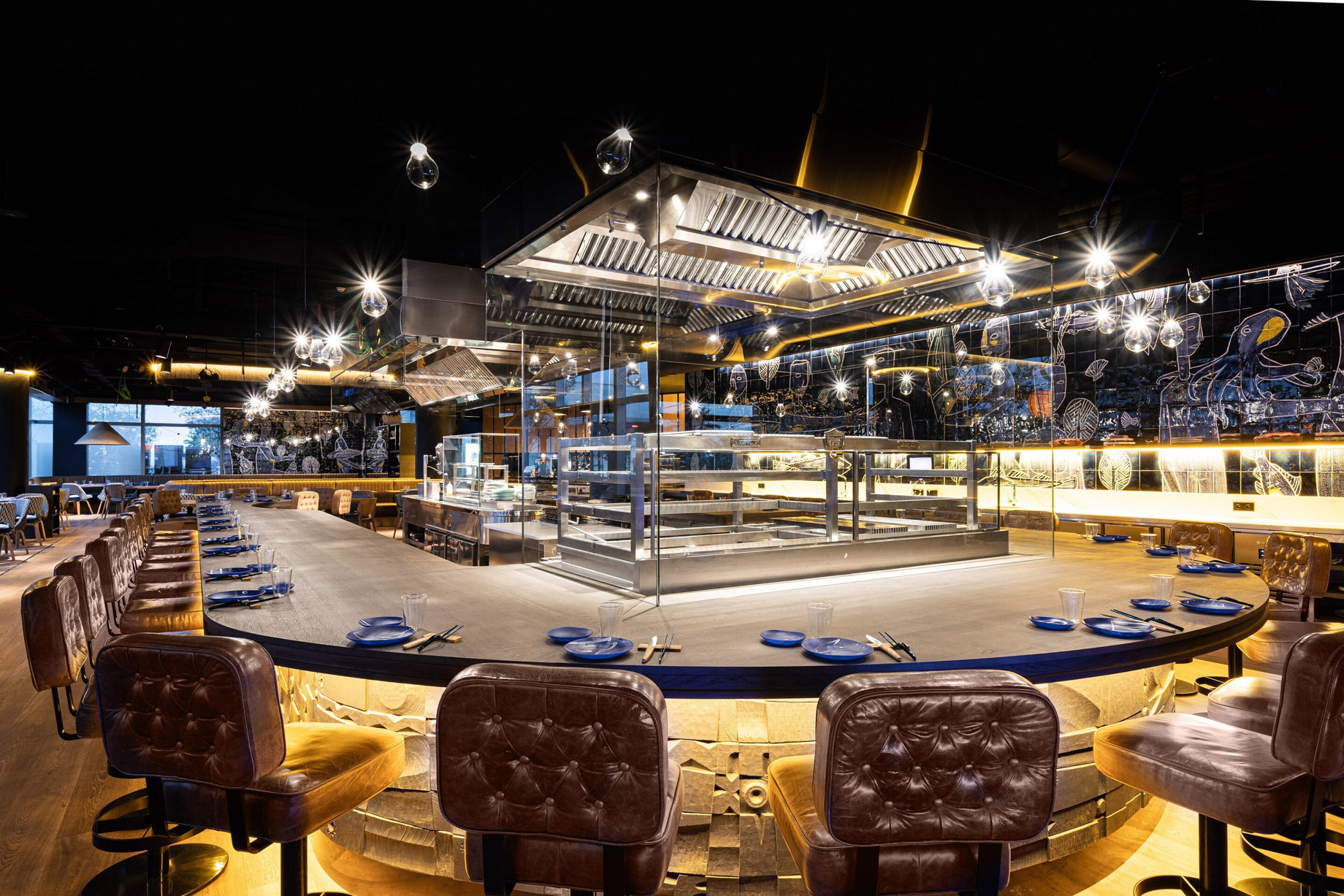 W Barcelona Hotel – Barcelona, Spain – La Barra de Carles Abellan Table Seating