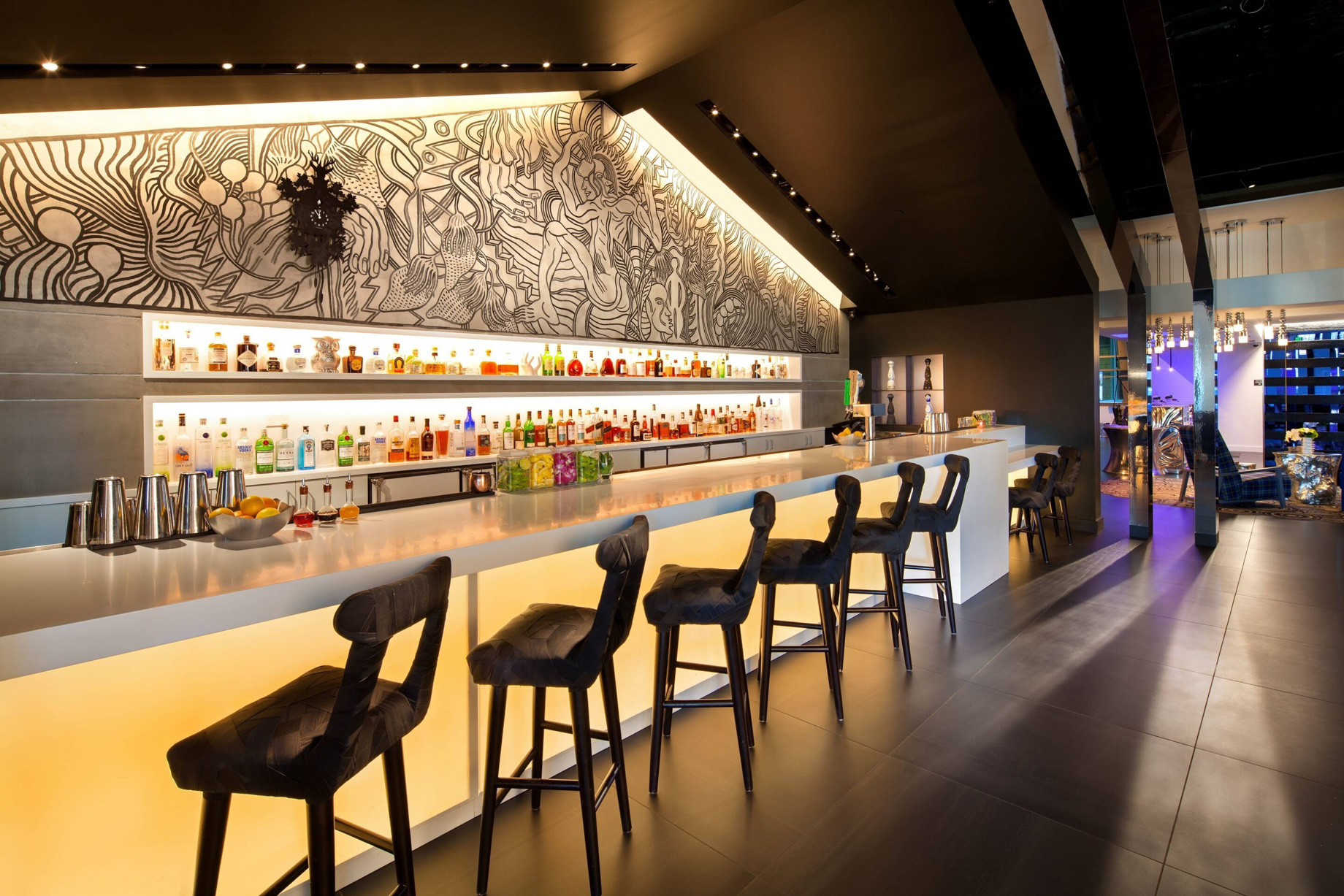 W Bellevue Hotel - Bellevue, WA, USA - Hotel Bar