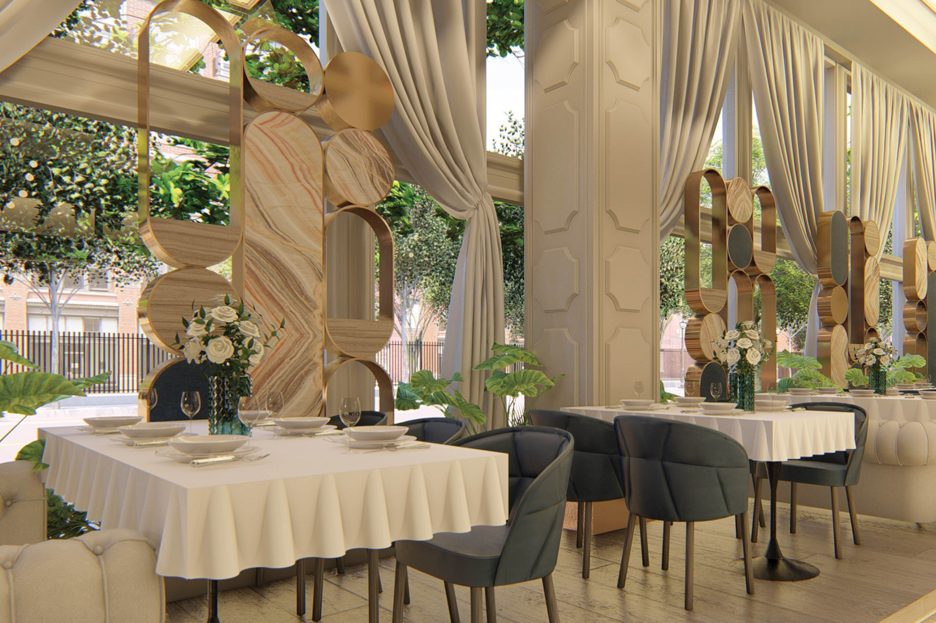 W Dallas Victory Hotel – Dallas, TX, USA – Villa Azur Dining Room