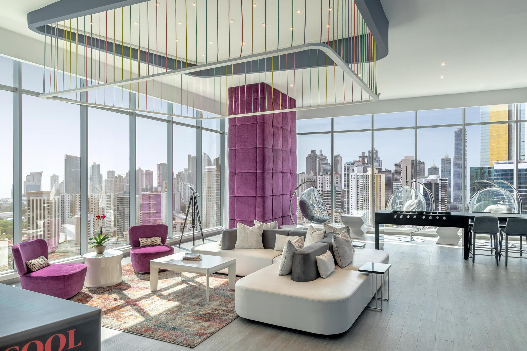 W Panama Hotel - Panama City, Panama - E Wow Suite Living Room