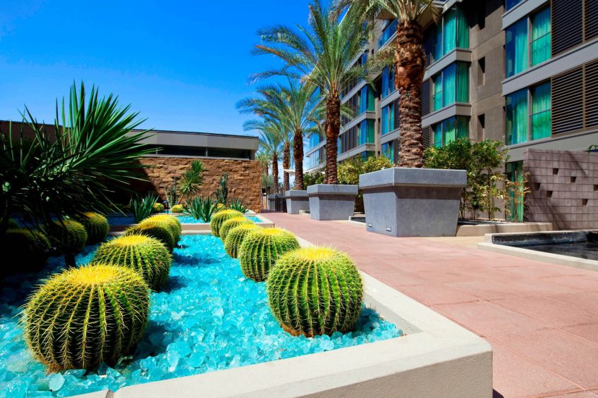 W Scottsdale Hotel - Scottsdale, AZ, USA - Zen Garden Deck