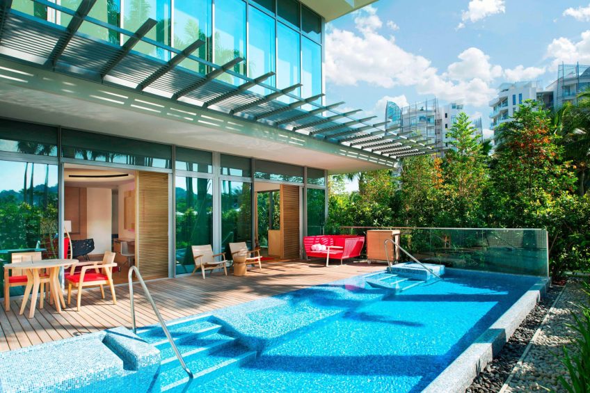 W Singapore Sentosa Cove Hotel - Singapore - Away Suite Pool