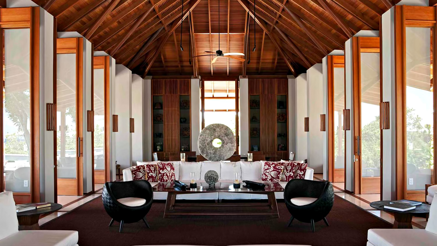 Amanyara Resort – Providenciales, Turks and Caicos Islands – Artist Ocean Villa Living Room