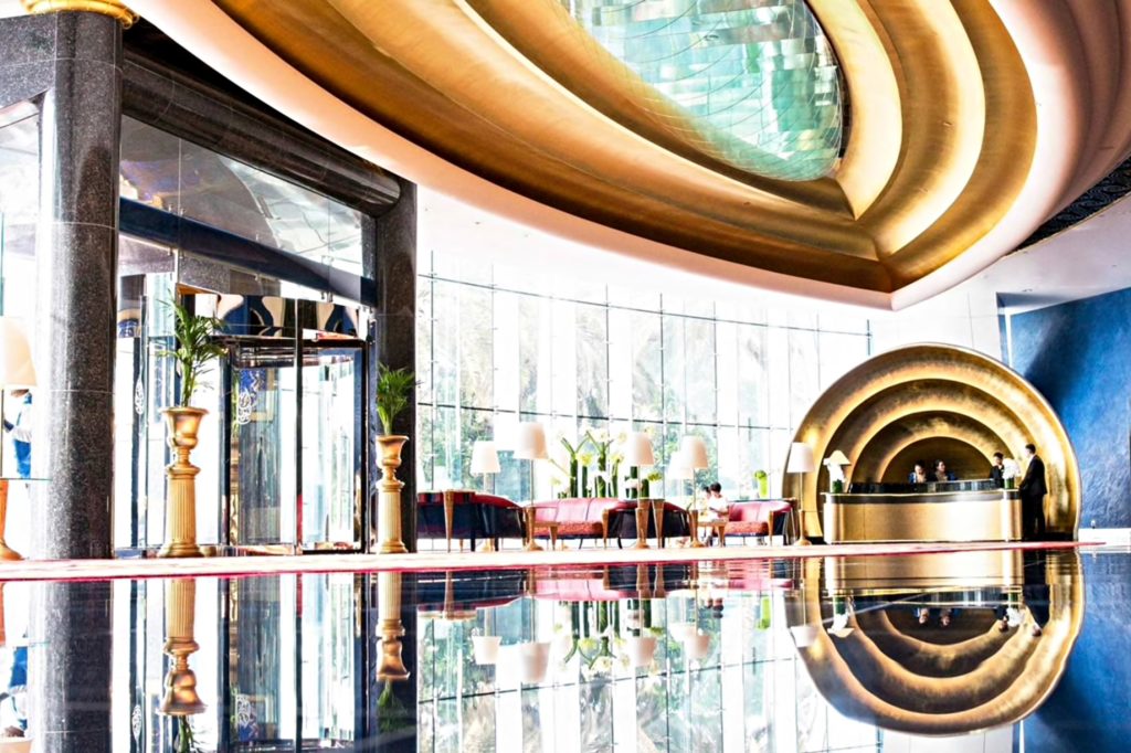 Burj Al Arab Jumeirah Hotel - Dubai, UAE - Entrance Lobby