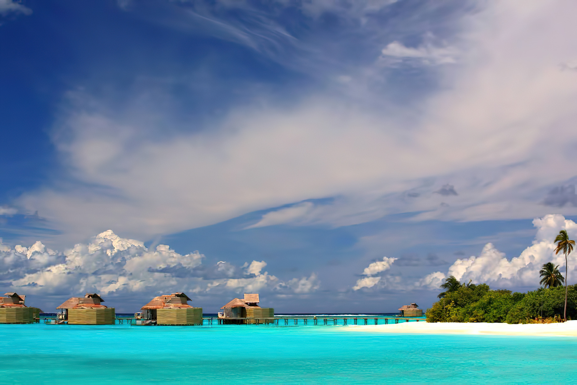 Six Senses Laamu Resort - Laamu Atoll, Maldives - Overwater Villa Boardwalk