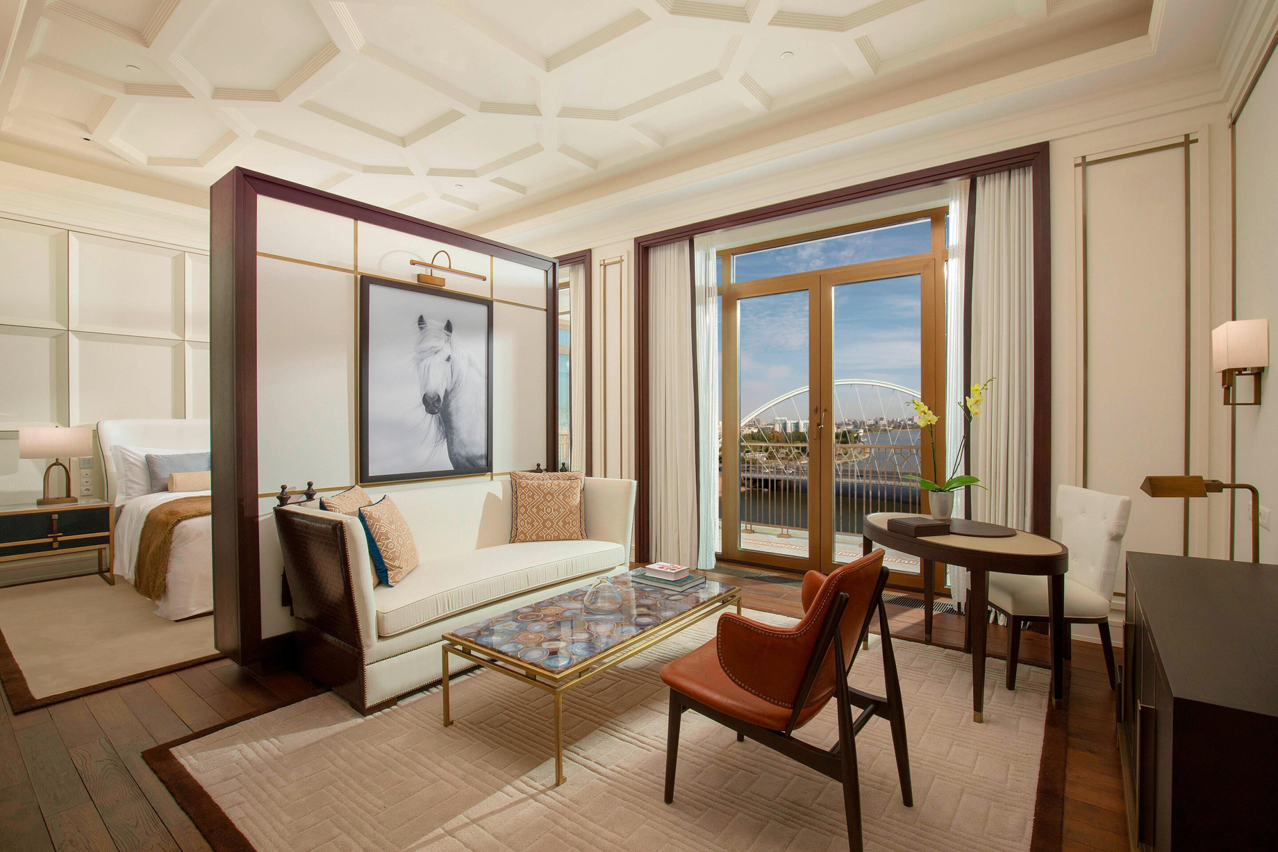 The St. Regis Astana Hotel – Astana, Kazakhstan – Deluxe Room Living Room
