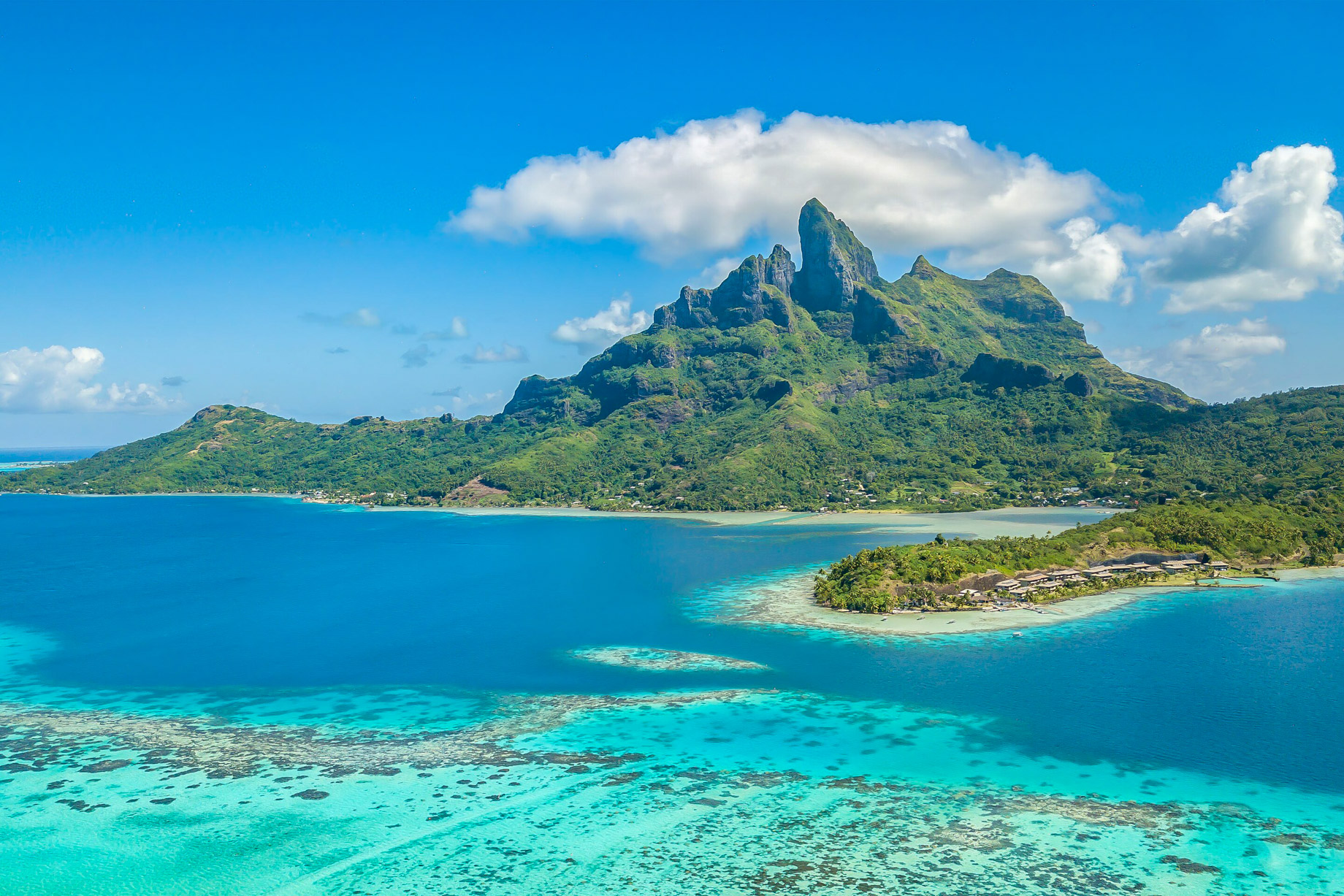The St. Regis Bora Bora Resort - Bora Bora, French Polynesia - Bora Bora Mountain View