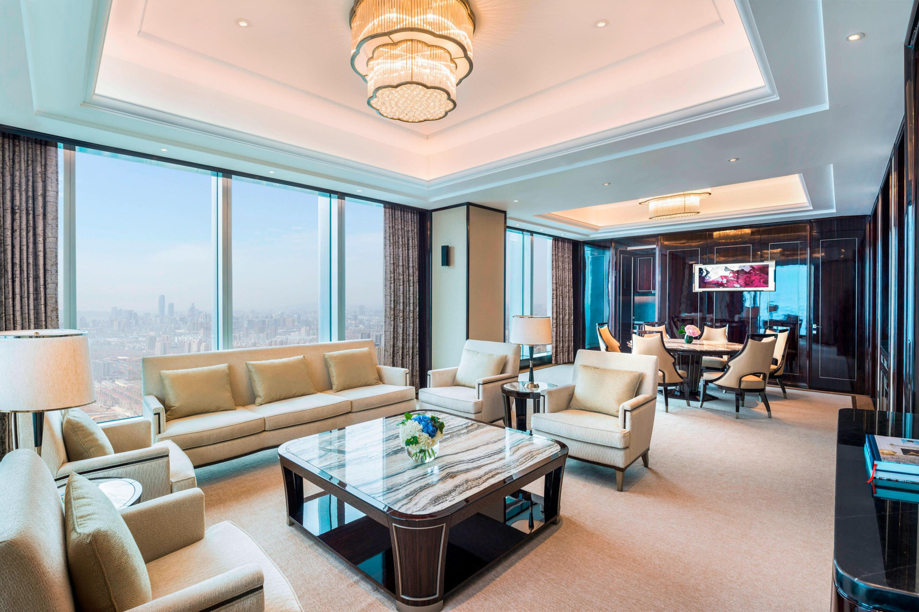 The St. Regis Changsha Hotel – Changsha, China – John Jacob Astor Suite Living Area