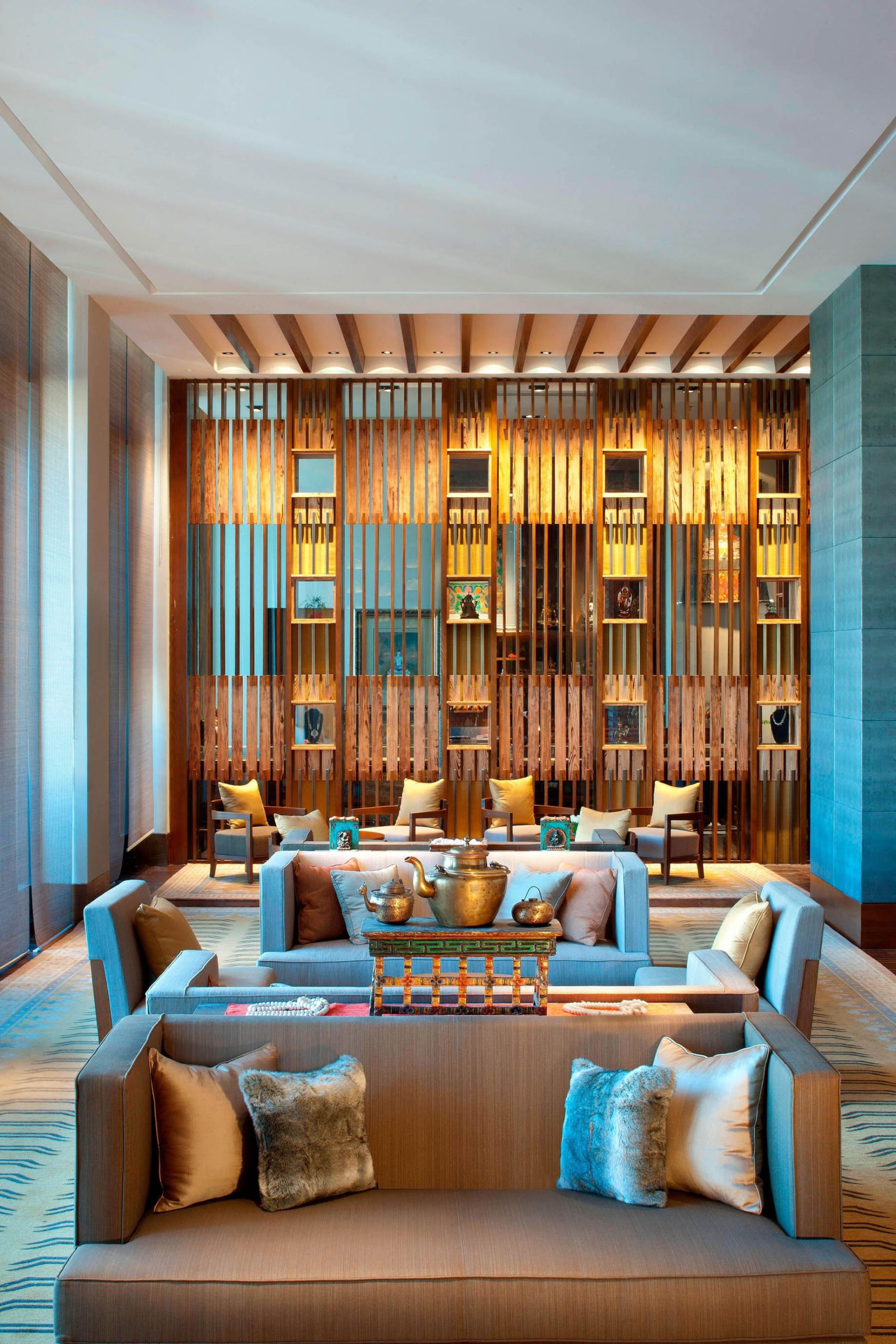 The St. Regis Lhasa Resort – Lhasa, Xizang, China – Tea Room Interior