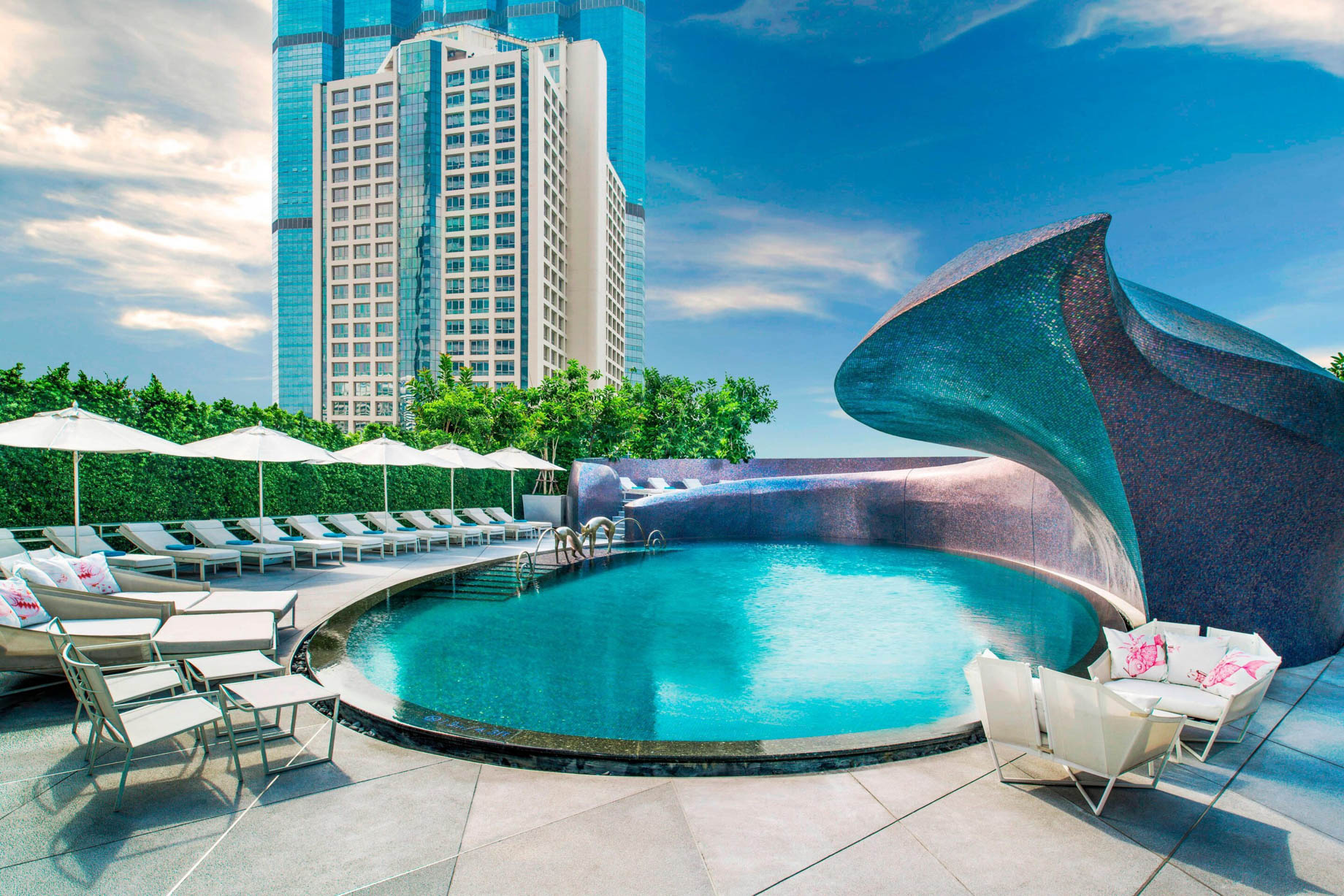 W Bangkok Hotel – Bangkok, Thailand – WET Deck Pool