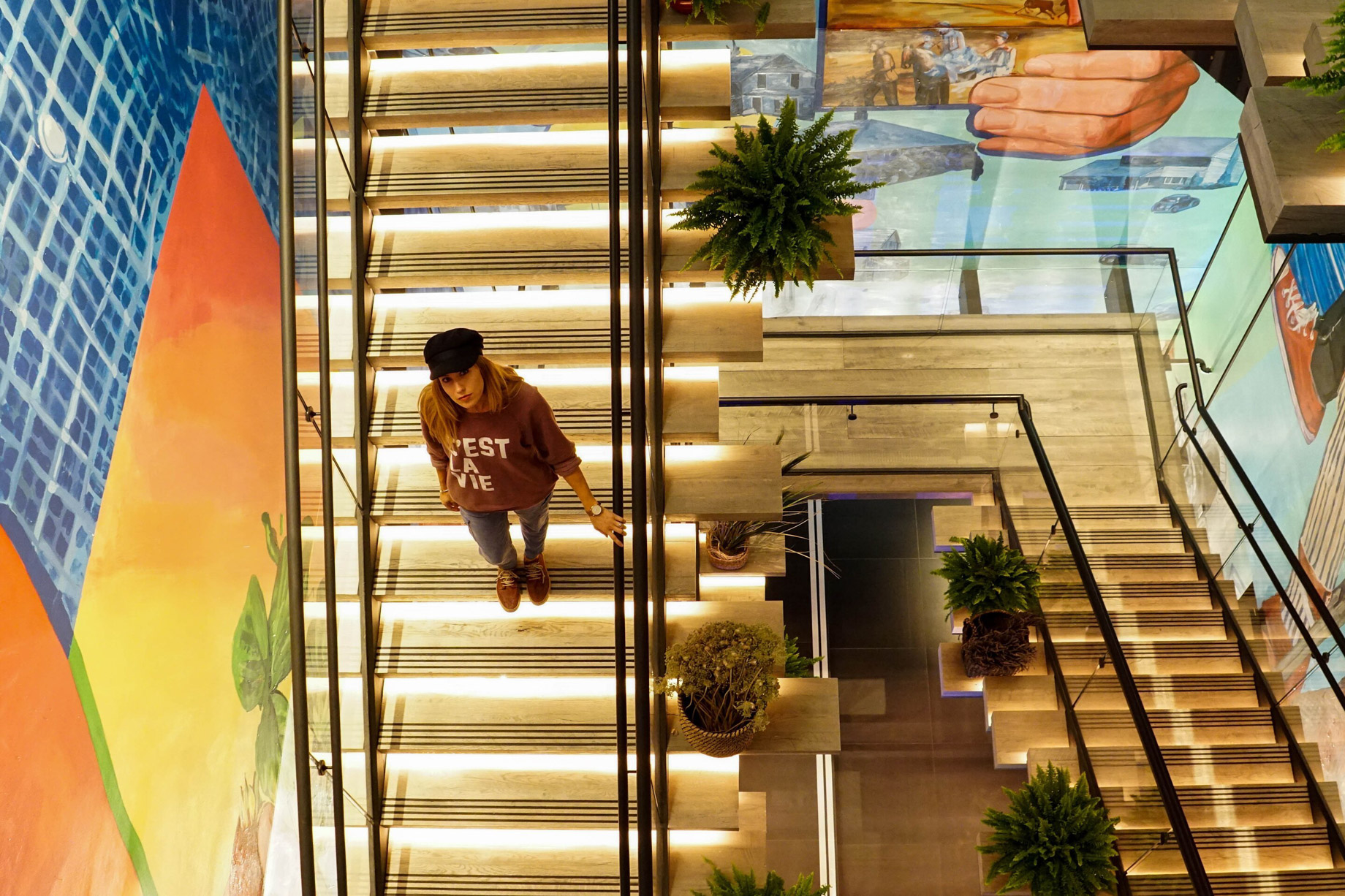 W Bellevue Hotel – Bellevue, WA, USA – Deconstructed Staircase
