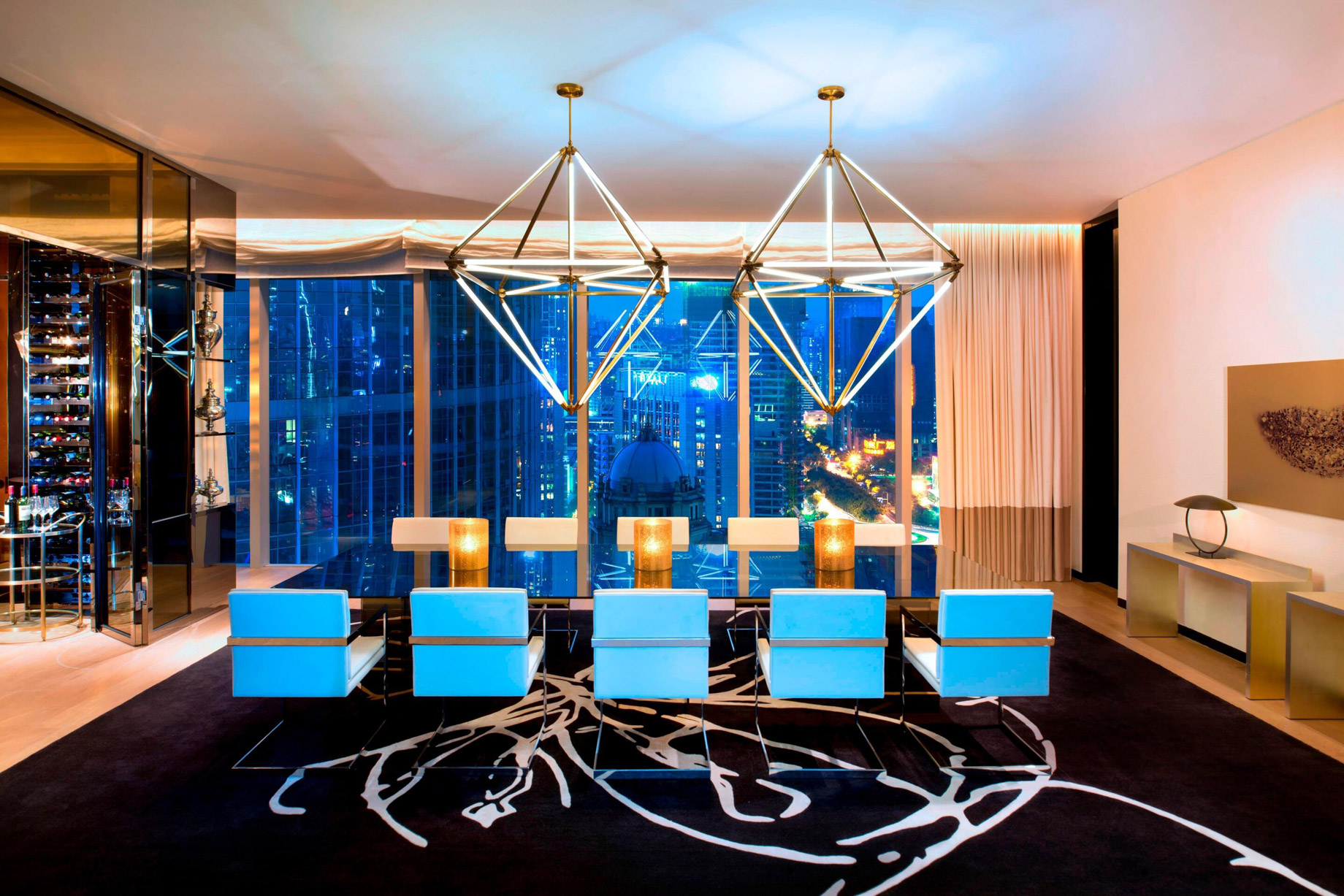 W Guangzhou Hotel – Tianhe District, Guangzhou, China – Extreme WOW Suite Room View