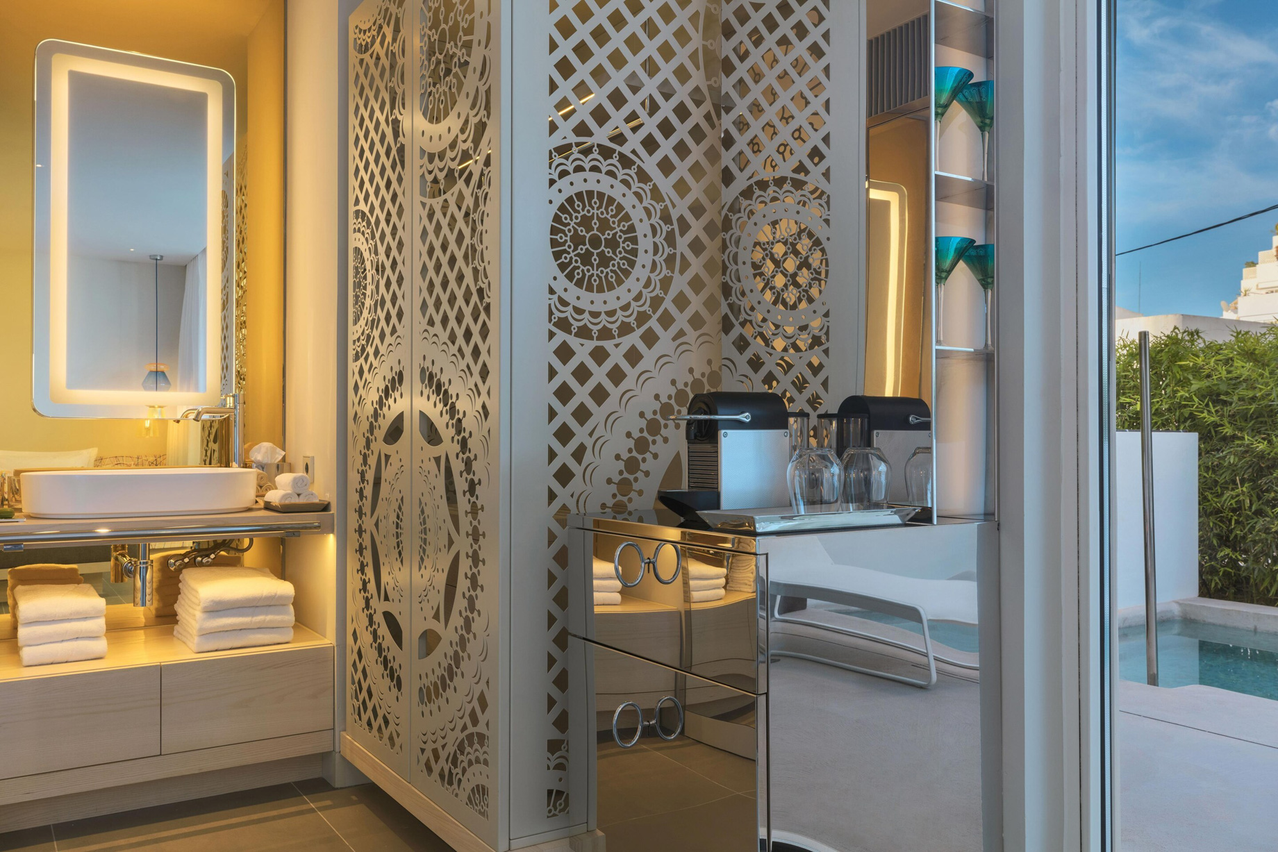 W Ibiza Hotel – Santa Eulalia del Rio, Spain – Cozy King Private Plunge Pool View