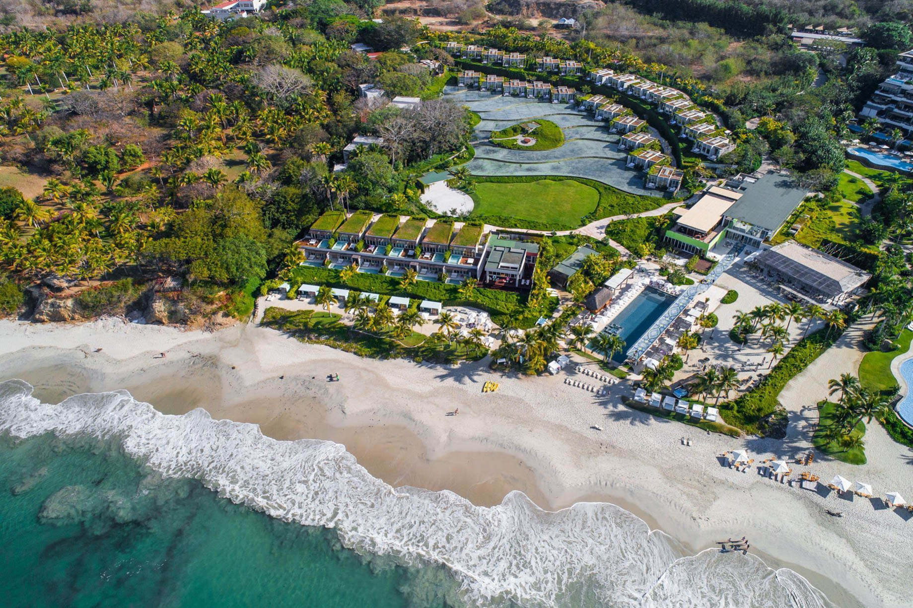 W Punta de Mita Resort – Punta De Mita, Mexico – Resort Beach Aerial View
