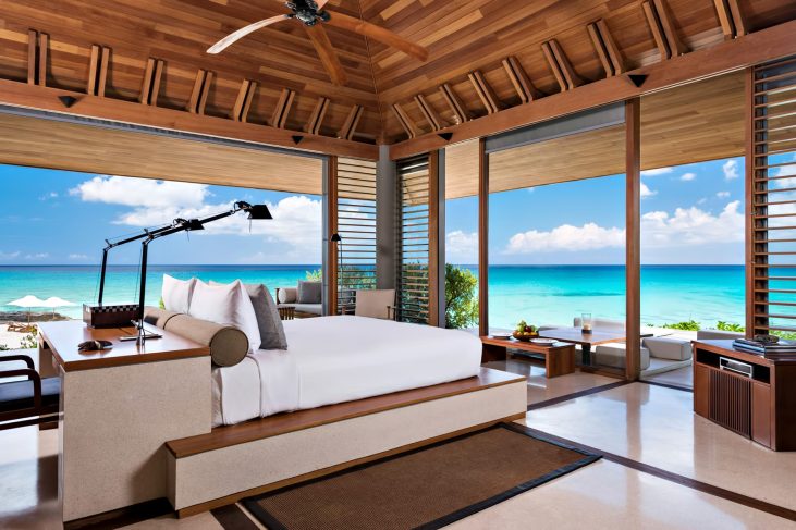 Amanyara Resort - Providenciales, Turks and Caicos Islands - Artist Ocean Villa Bedroom