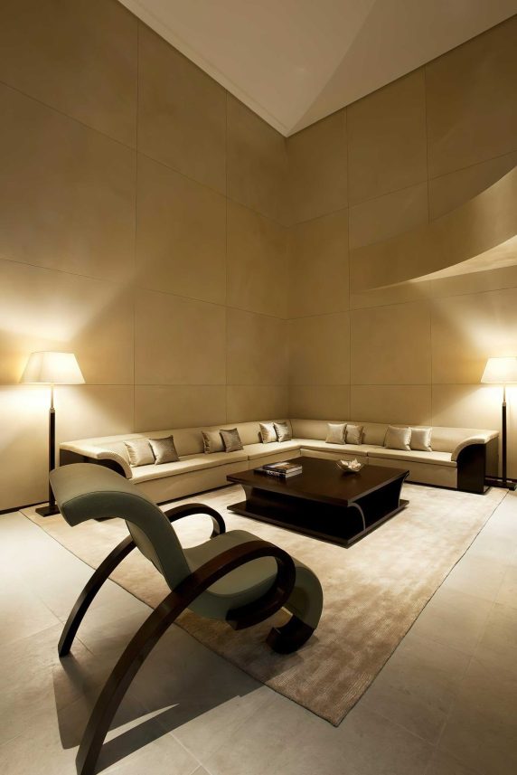 020 - Armani Hotel Milano - Milan, Italy - Armani Signature Suite Cinema Living Room