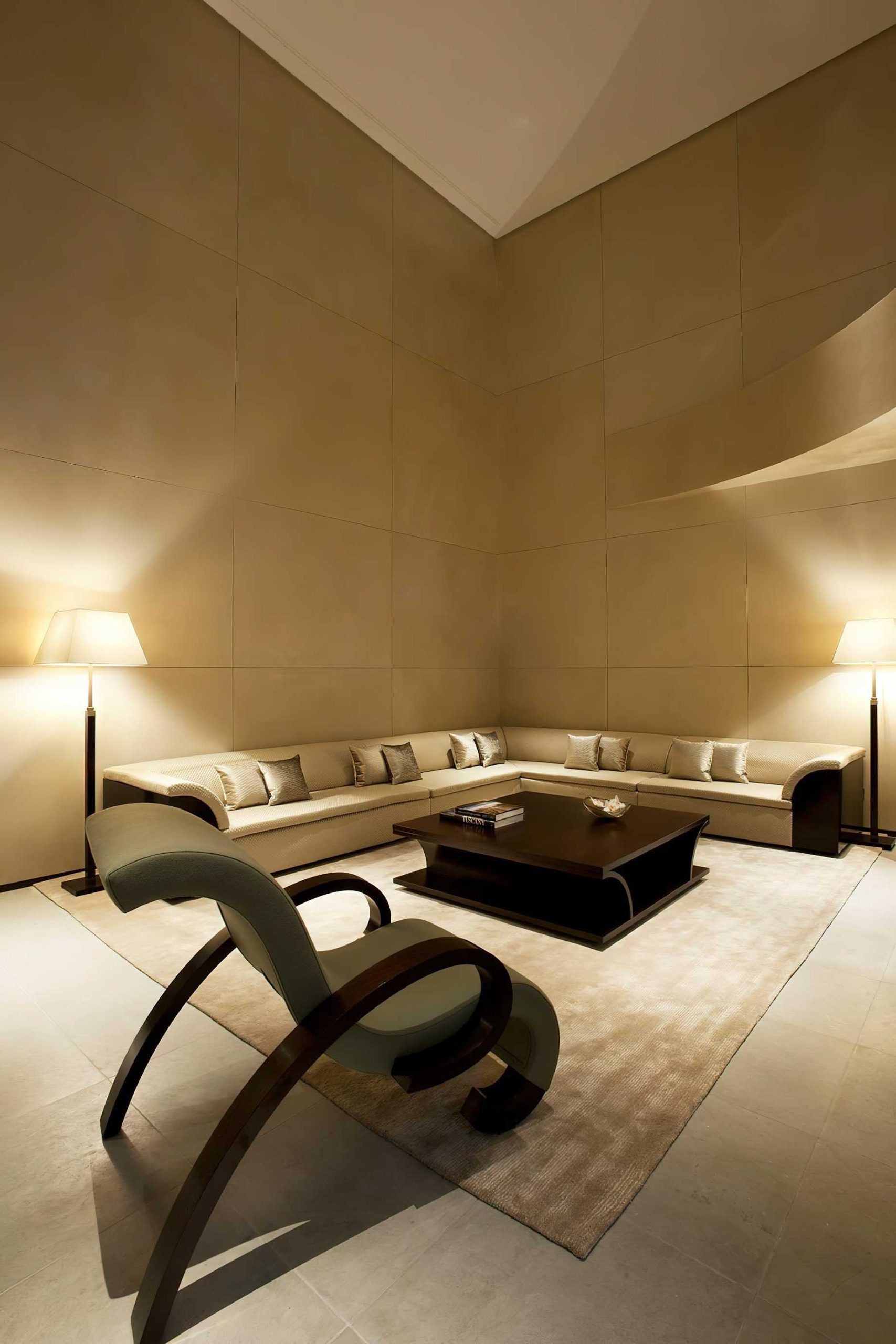 020 – Armani Hotel Milano – Milan, Italy – Armani Signature Suite Cinema Living Room