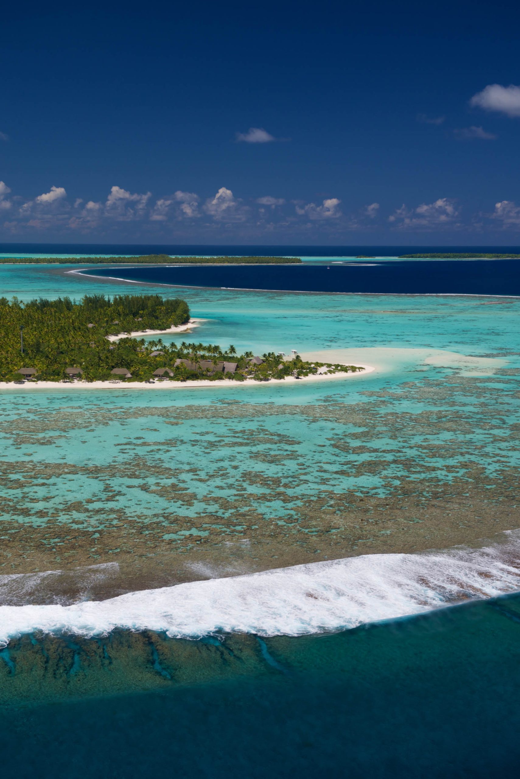 The Brando Resort – Tetiaroa Private Island, French Polynesia – Resort Aerial Reef View