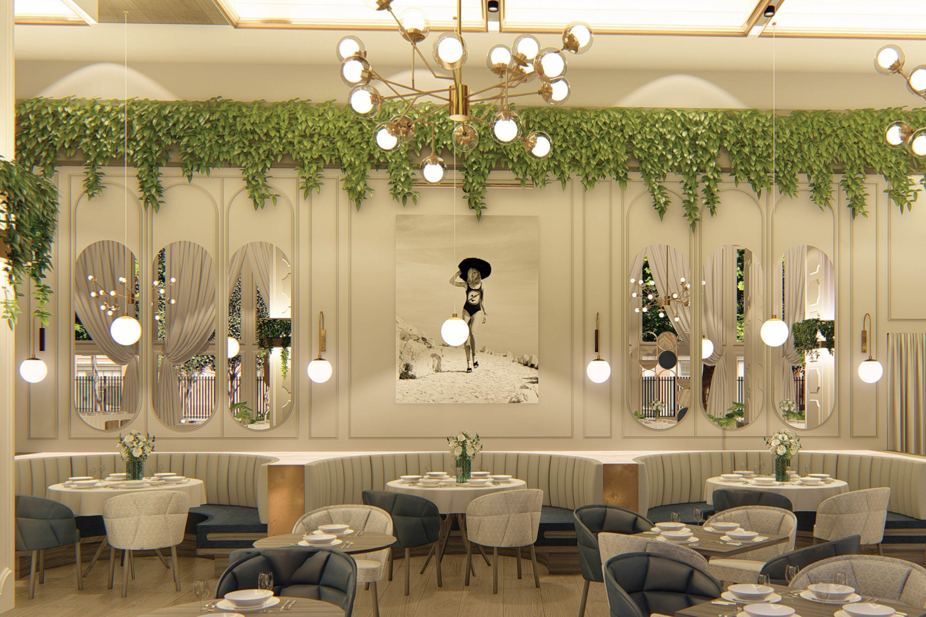 W Dallas Victory Hotel – Dallas, TX, USA – Villa Azur Dining Room Decor