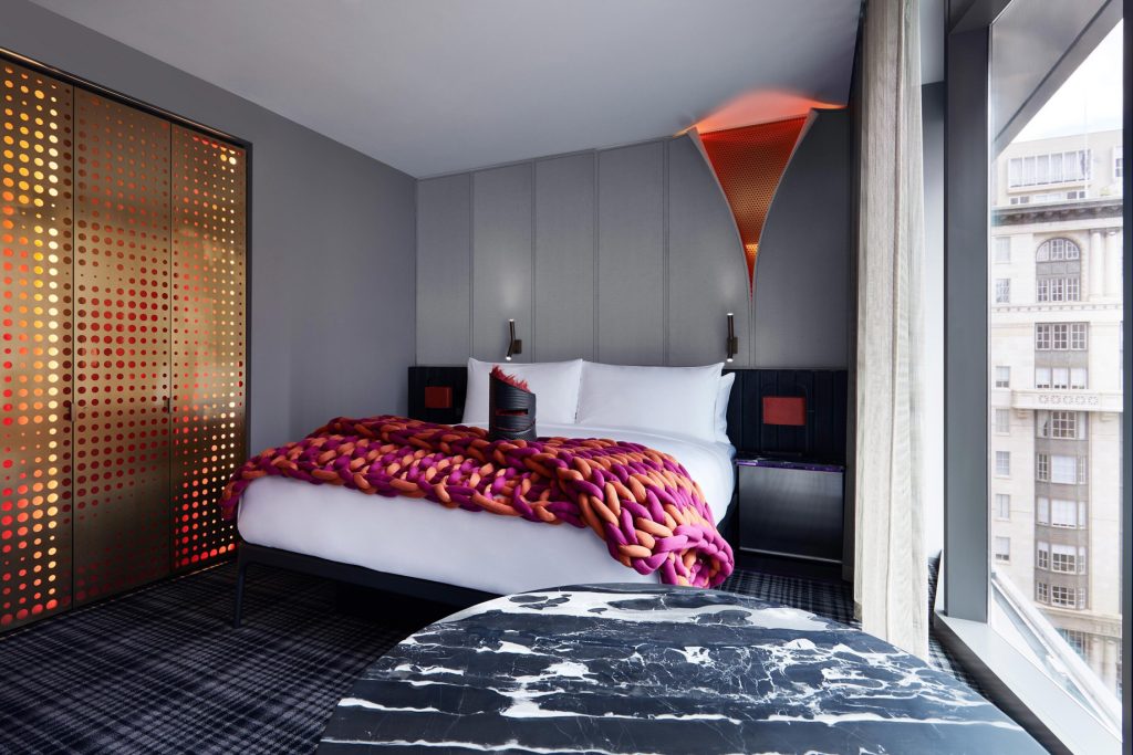 W Melbourne Hotel - Melbourne, Australia - Cozy King Room Bedroom