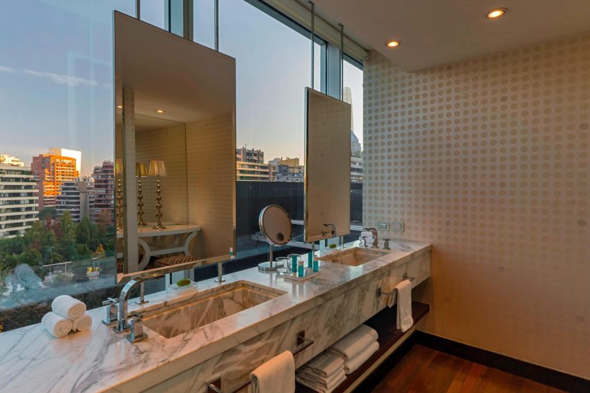 W Santiago Hotel - Santiago, Chile - Extreme Wow Suite Bathroom