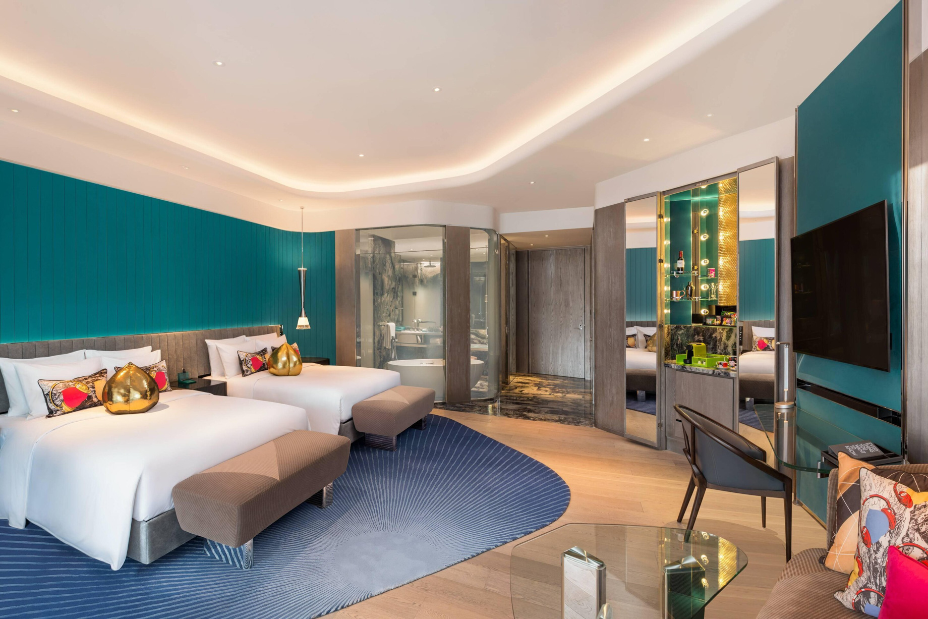 020 – W Xi’an Hotel – Xi’an, Shaanxi Province, China – Bedroom