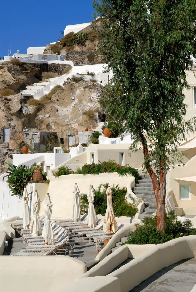 Mystique Hotel Santorini – Oia, Santorini Island, Greece - Clifftop Pool Deck
