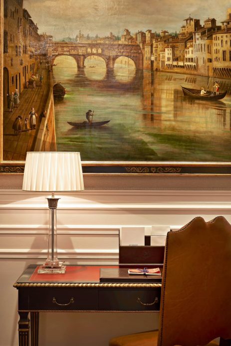 The St. Regis Florence Hotel - Florence, Italy - Deluxe Room Medici style detail