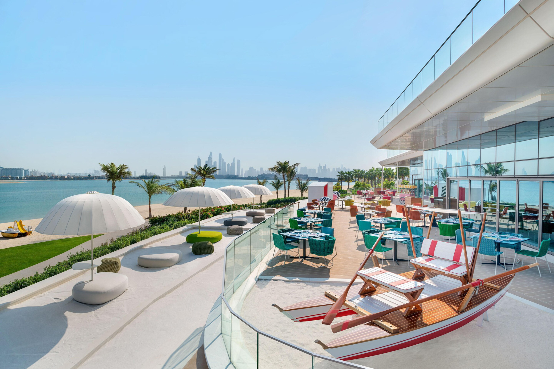 W Dubai The Palm Resort – Dubai, UAE – Torno Subito Exterior Beach Patio and Deck