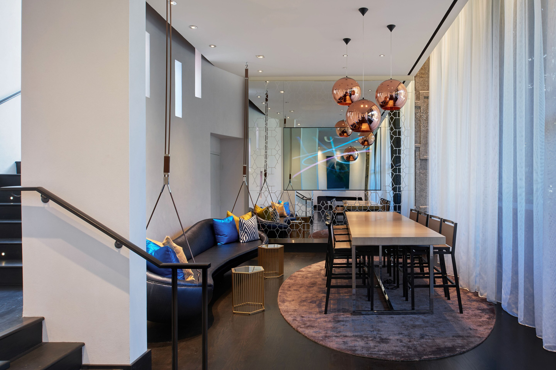 W Los Angeles West Beverly Hills Hotel – Los Angeles, CA, USA – Living Room