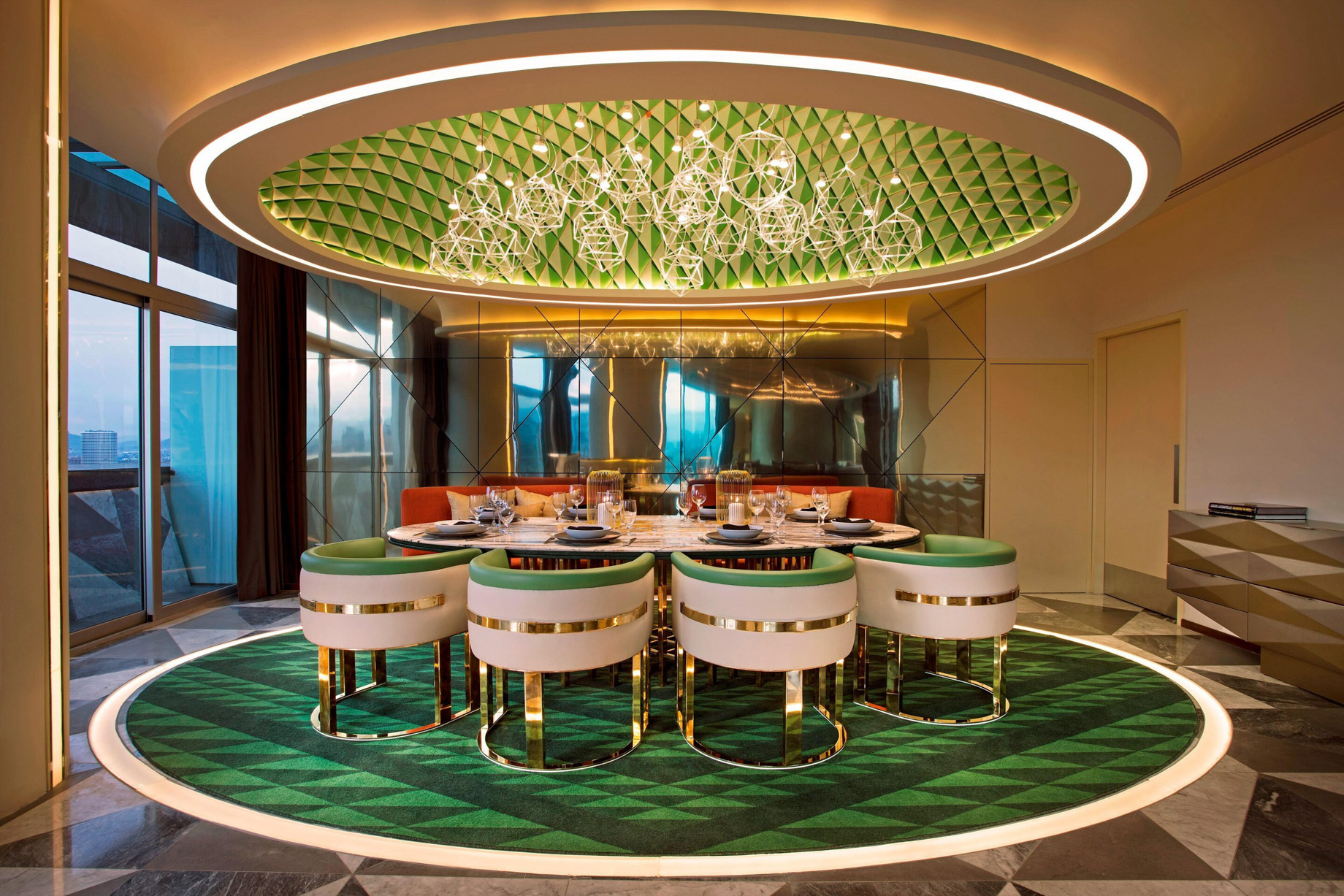 W Mexico City Hotel – Polanco, Mexico City, Mexico – E WOW Suite Dining Room