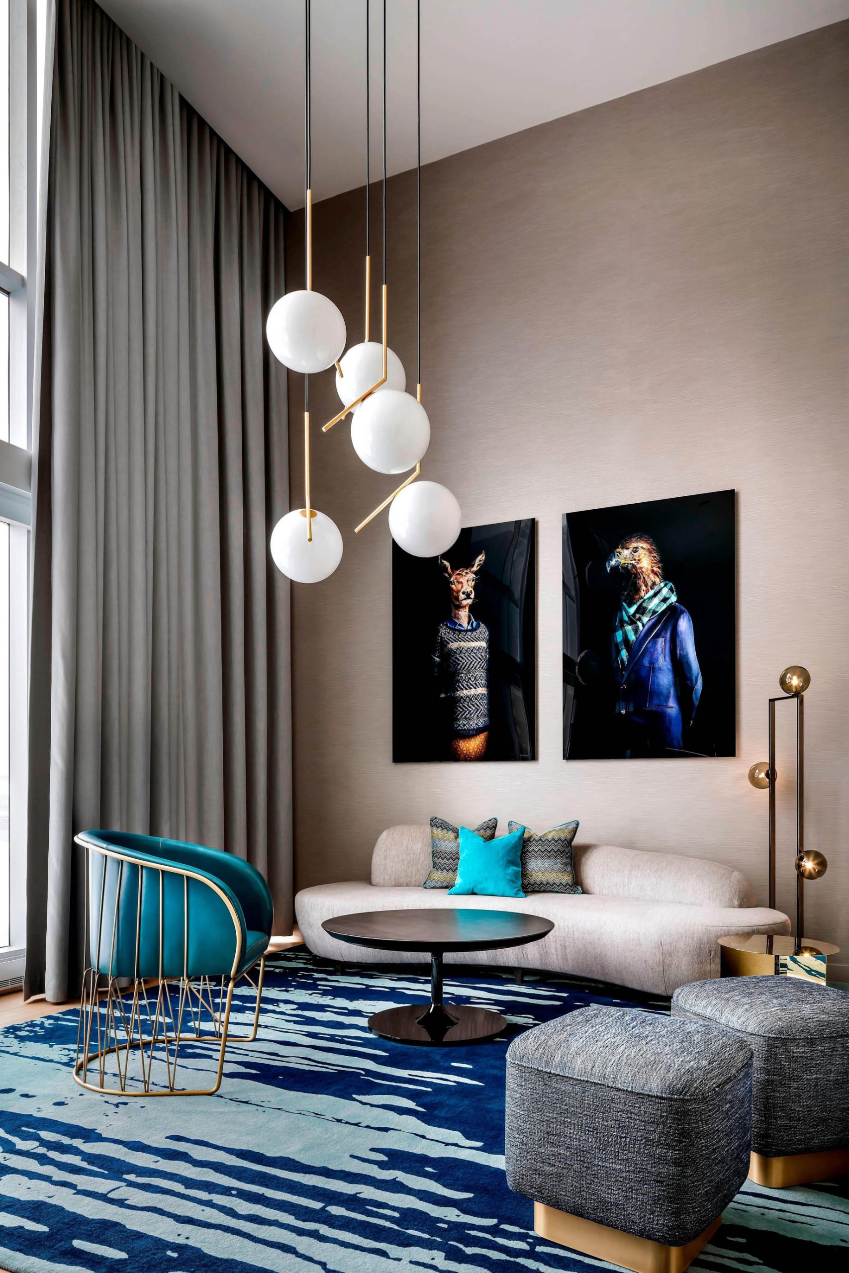 W Montreal Hotel – Montreal, Quebec, Canada – Extreme Wow Suite Living Area