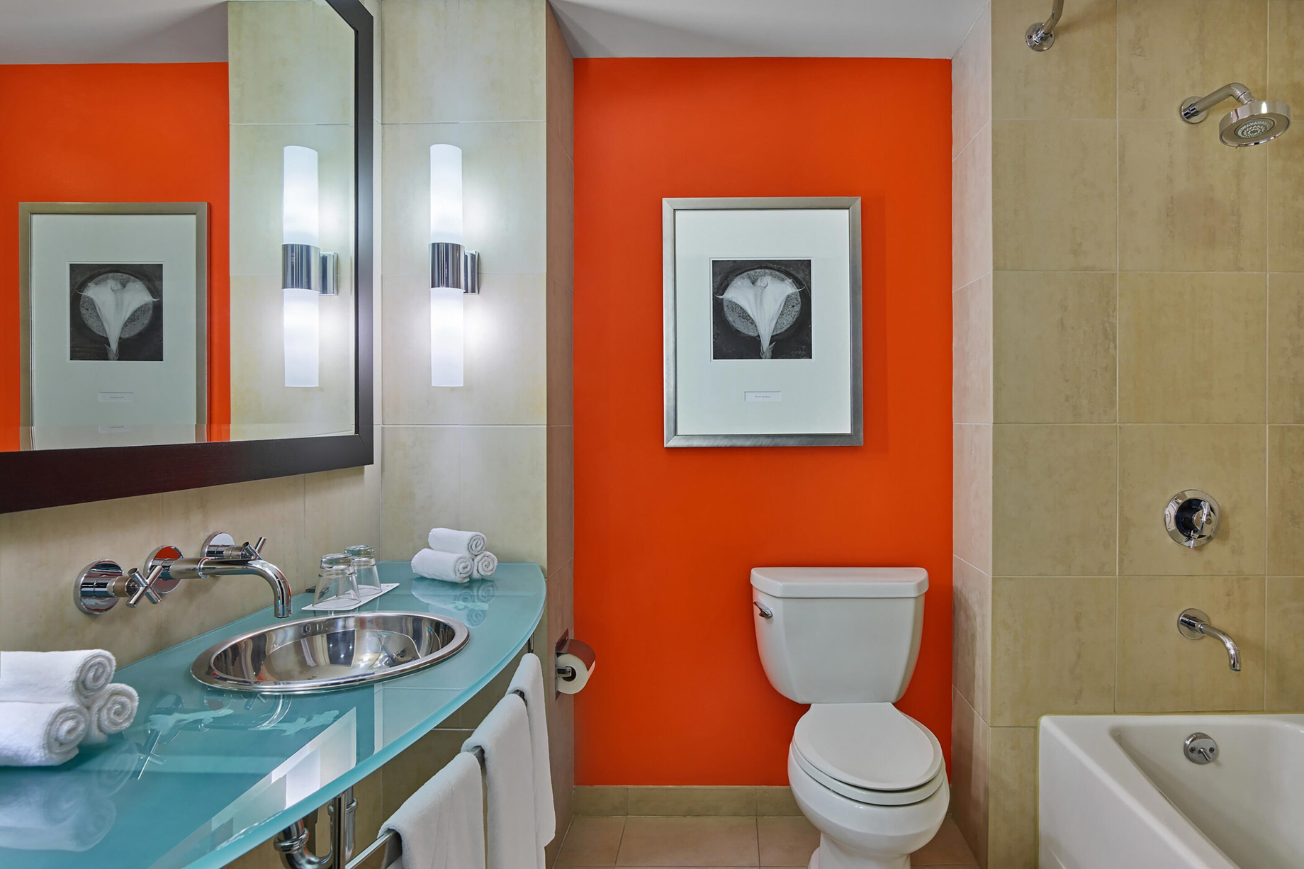 W San Francisco Hotel – San Francisco, CA, USA – Extreme WOW Suite Bathroom Vanity