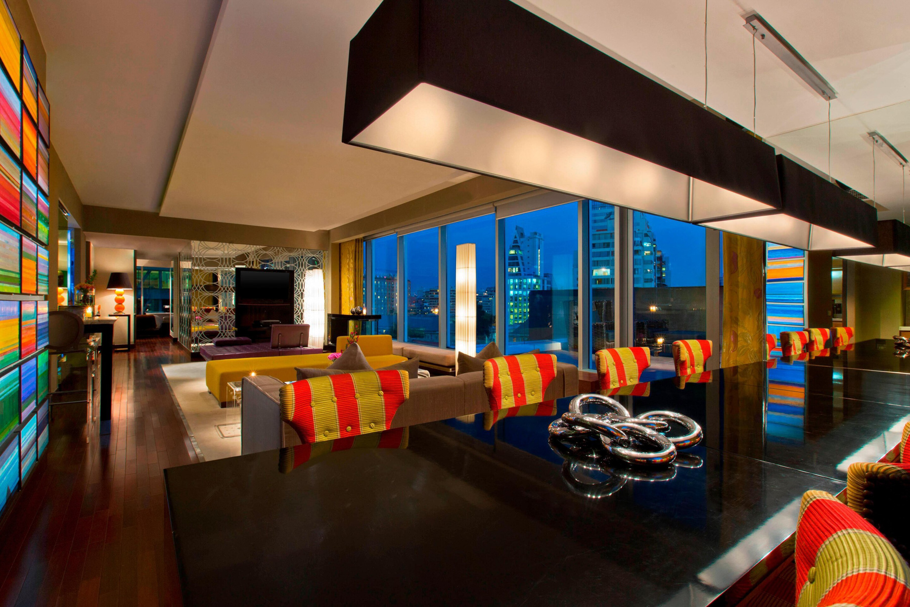 W Santiago Hotel – Santiago, Chile – Extreme WOW Suite Bedroom