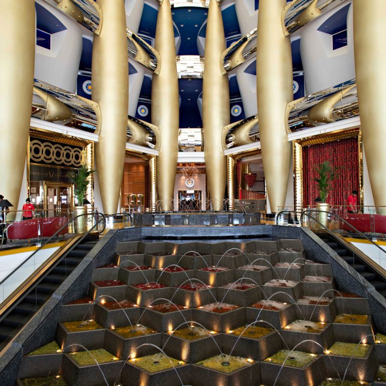 Burj Al Arab Jumeirah Hotel – Dubai, UAE – Lobby Gallery