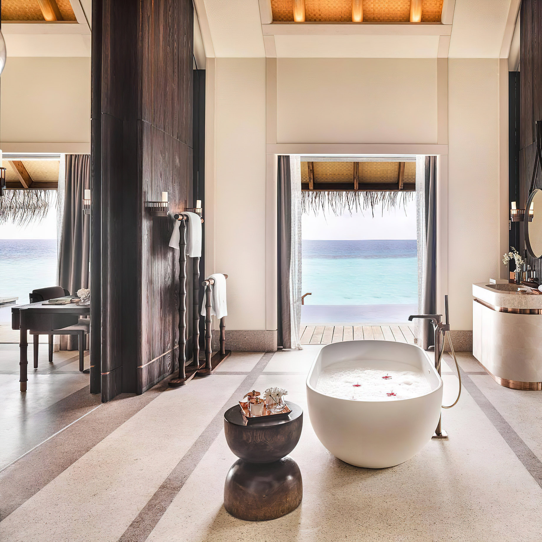 JOALI Maldives Resort - Muravandhoo Island, Maldives - Water Villa Bathroom View