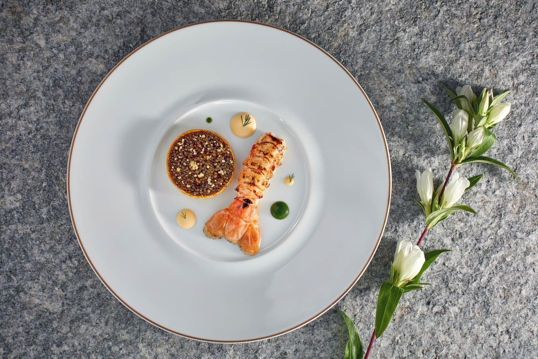 Palace Hotel - Burgenstock Hotels & Resort - Obburgen, Switzerland - Signature Lobster Dish