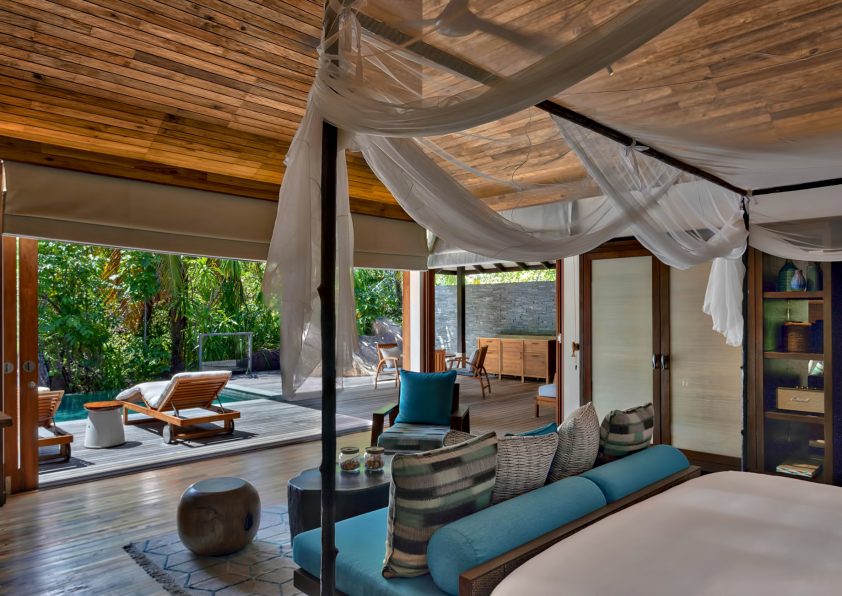 Six Senses Zil Pasyon Resort - Felicite Island, Seychelles - Hideaway Pool Villa Bedroom