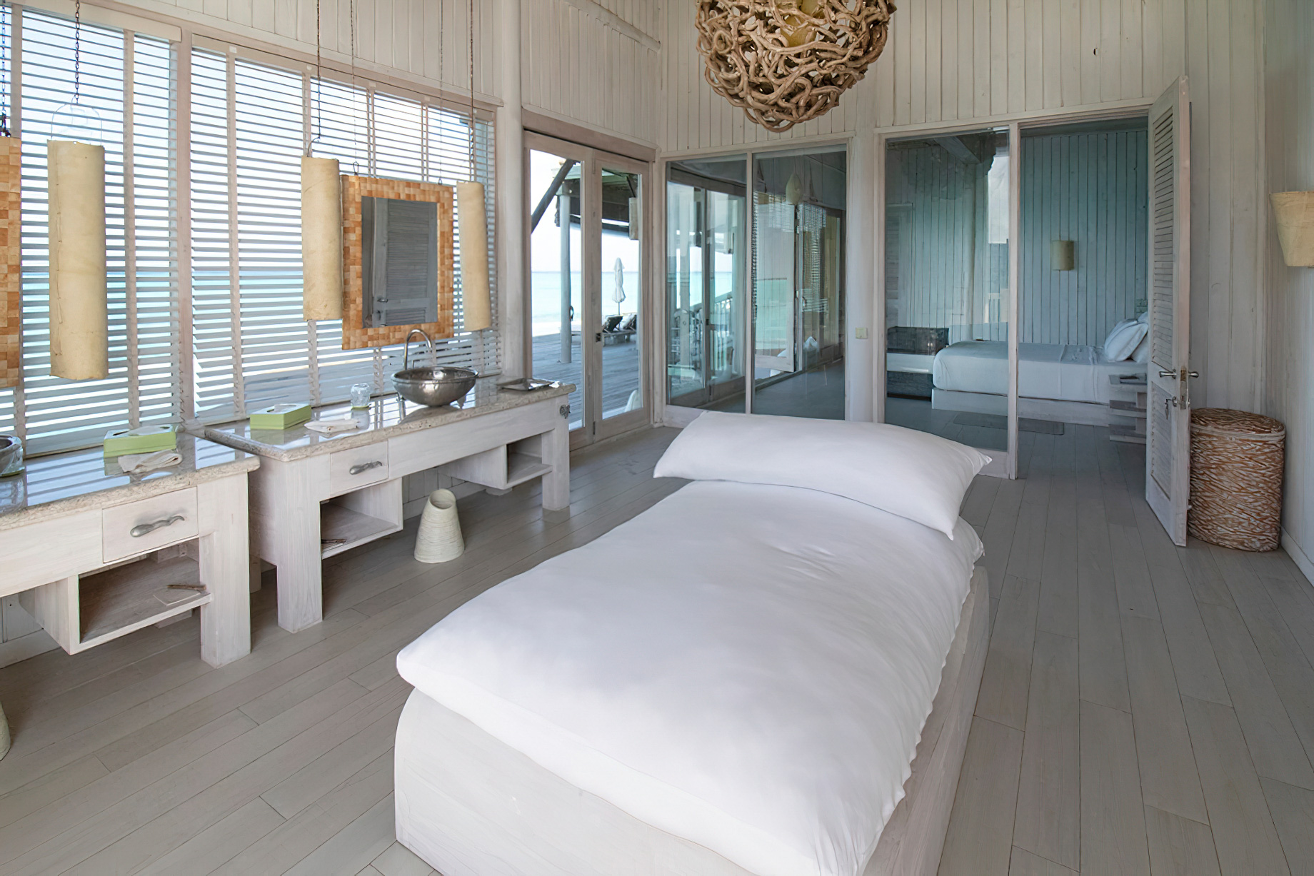 Soneva Jani Resort – Noonu Atoll, Medhufaru, Maldives – 4 Bedroom Water Reserve Villa Bathroom