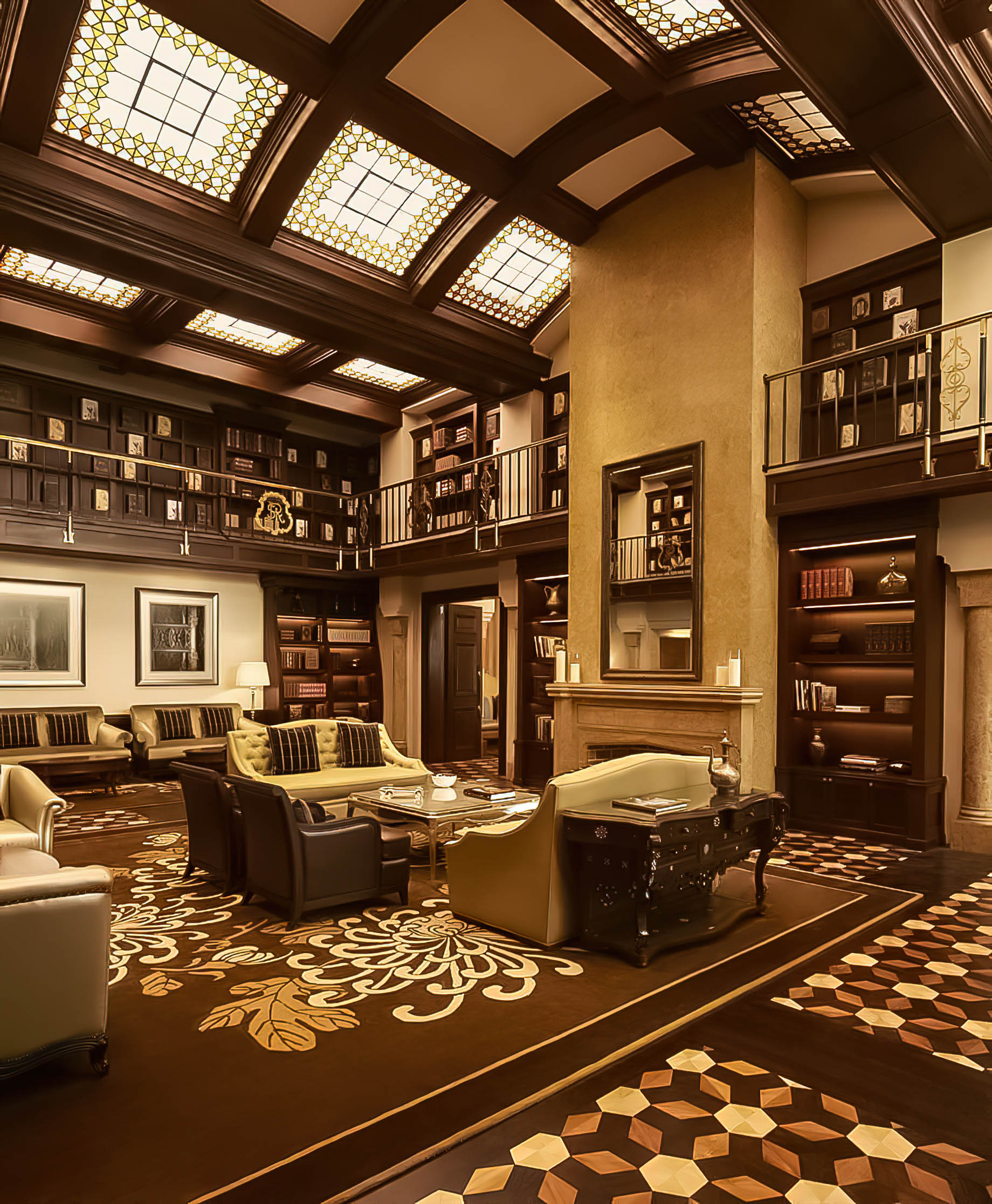The St. Regis Abu Dhabi Hotel - Abu Dhabi, United Arab Emirates - St. Regis Bar Library