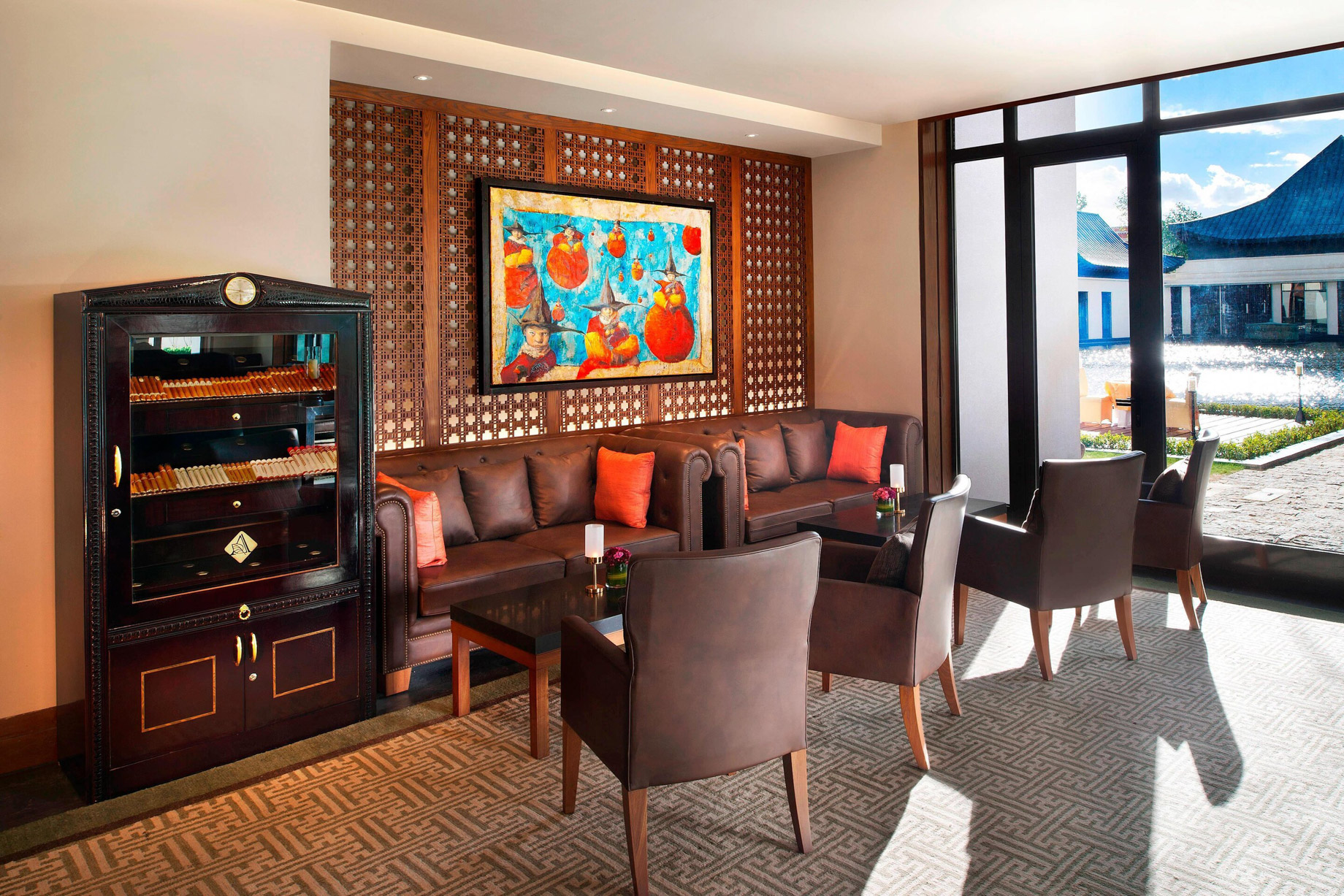 The St. Regis Lhasa Resort - Lhasa, Xizang, China - Decanter Seating by Haut Brisson