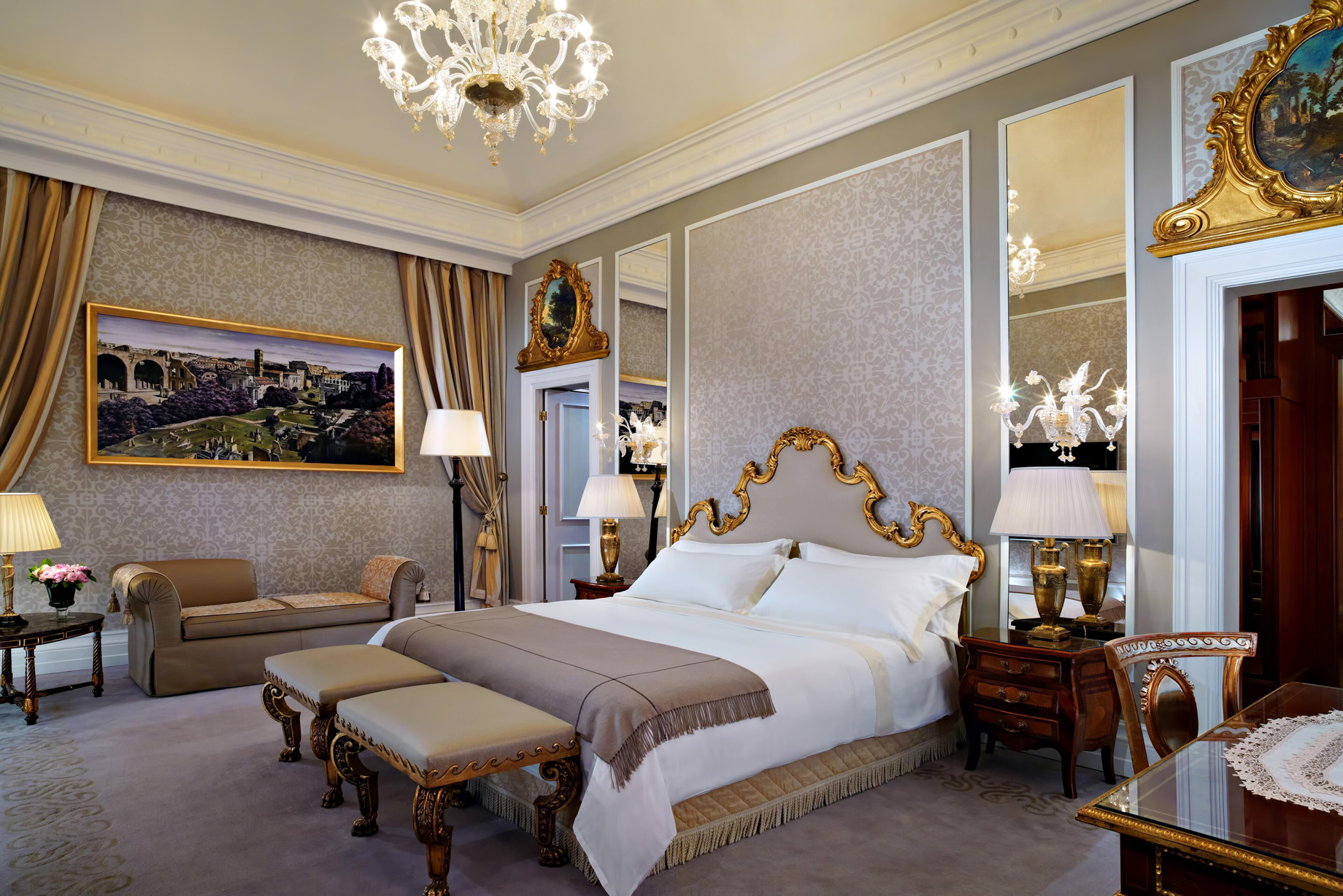 The St. Regis Rome Hotel – Rome, Italy – Royal Suite Bedroom
