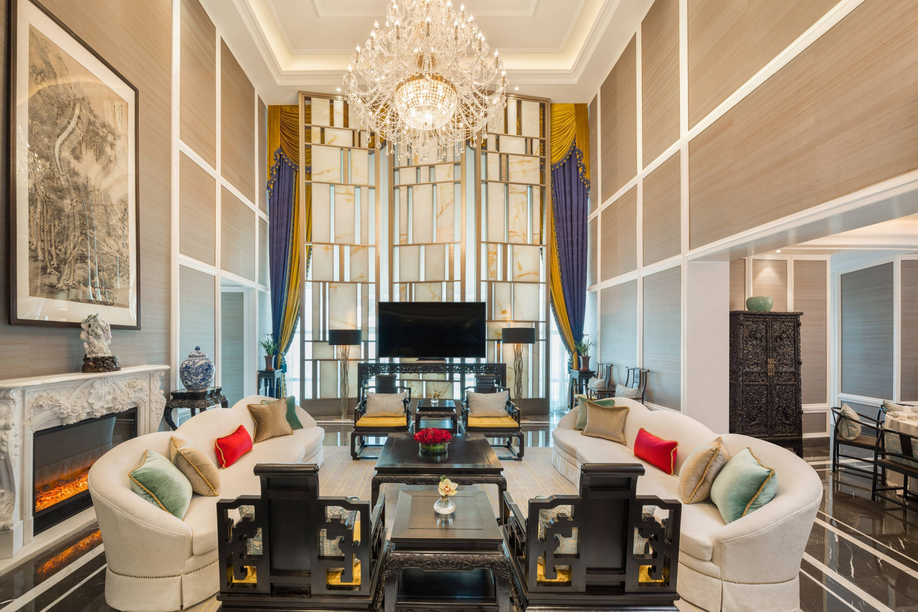 The St. Regis Shanghai Jingan Hotel – Shanghai, China – President Suite Living Room