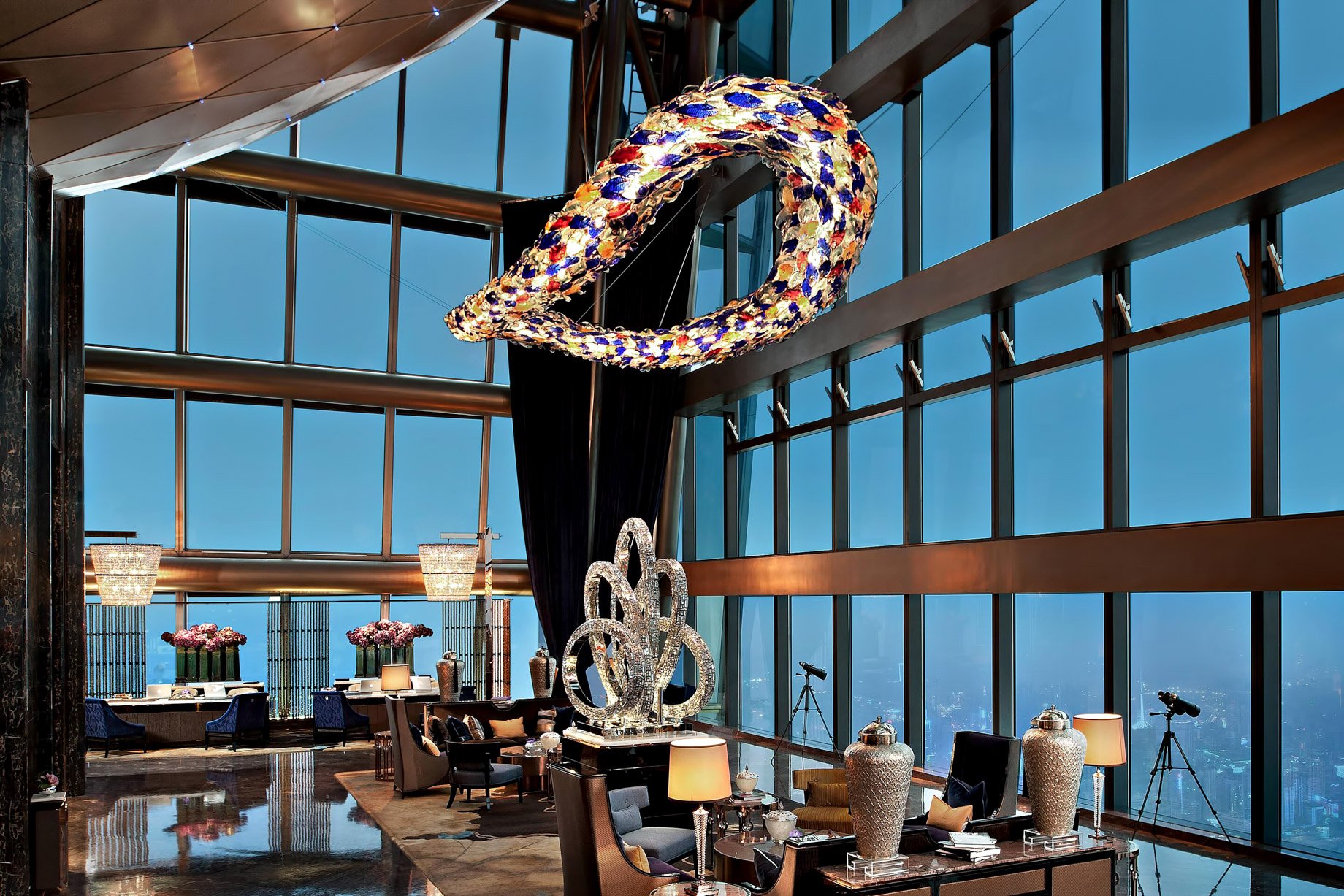 The St. Regis Shenzhen Hotel – Shenzhen, China – Sky Lobby