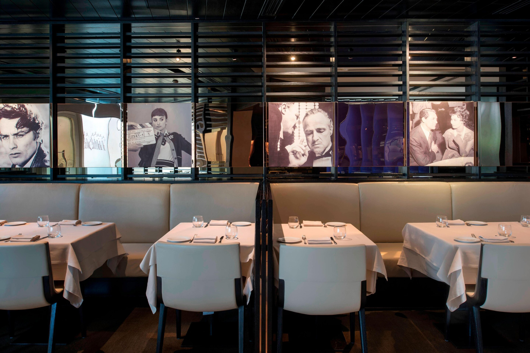 W Doha Hotel – Doha, Qatar – La Spiga by Paper Moon Restaurant Seating