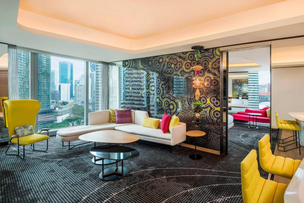 W Kuala Lumpur Hotel - Kuala Lumpur, Malaysia - Marvelous Suite Living Room