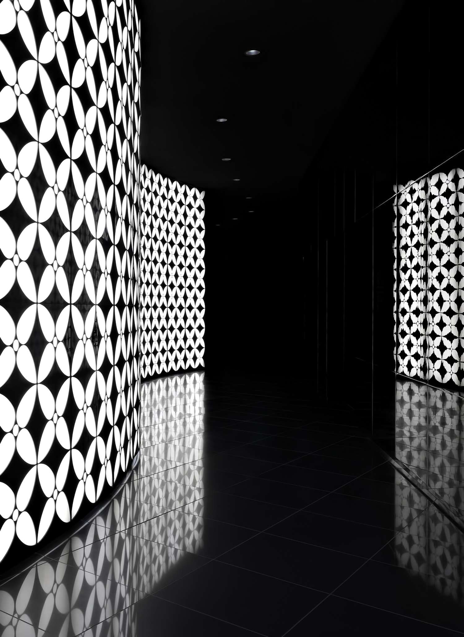 Armani Hotel Dubai – Burj Khalifa, Dubai, UAE – Armani Prive Night Club Interior Entrance