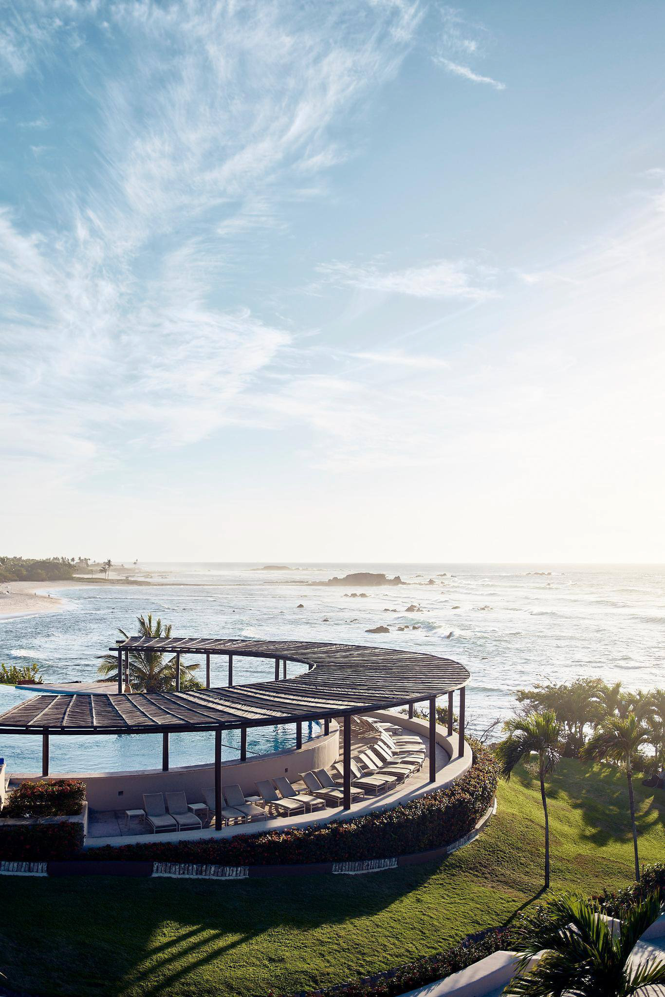 Four Seasons Resort Punta Mita - Nayarit, Mexico - Resort Pool Deck Beach View