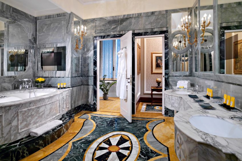 The St. Regis Rome Hotel - Rome, Italy - Royal Suite Bathroom