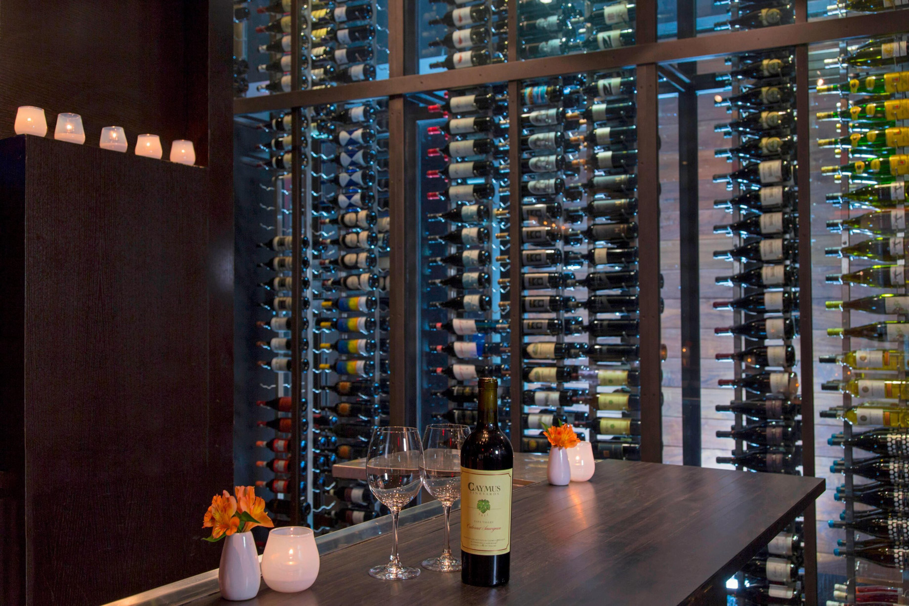 W Austin Hotel - Austin, TX, USA - Trace Wine Wall